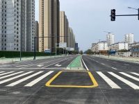 西咸新區灃東新城這兩條道路正式通車