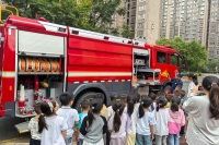 西咸新區消防救援支隊永和路小型站走進幸福里第二幼兒園開展安全教育活動