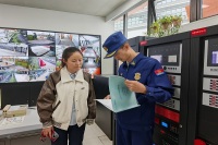 西咸新區消防救援支隊能源金貿區大隊開展鐵一中金灣中學成人考試考點消防安全檢查